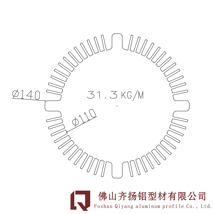 345号铝散热器